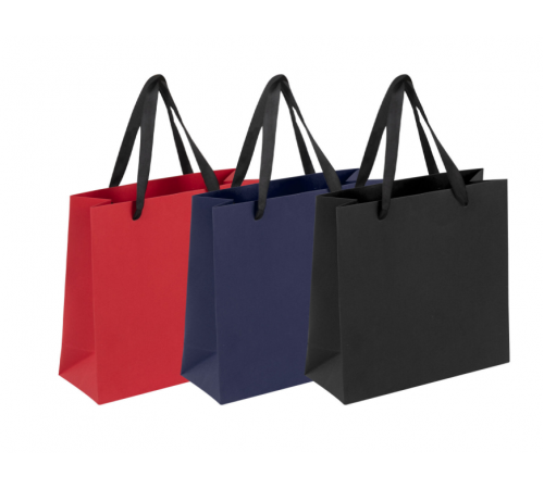 Пакет подарочный 20*20*8 Business Kraft цвет в ассортименте