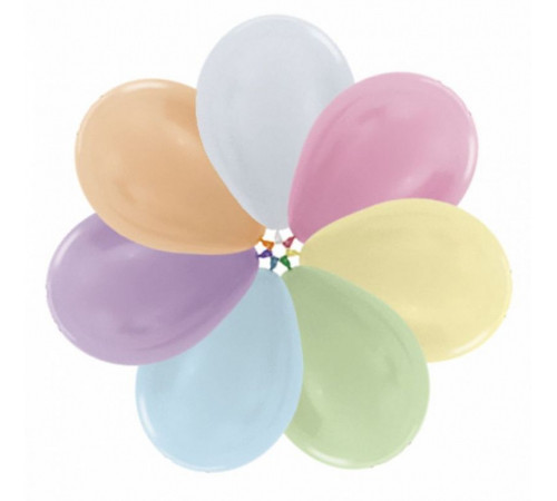 Шар латексный МЕТАЛЛ 12"/30см АССОРТИ (уп 50шт) DECOBAL