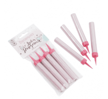 Фонтан для торта Розовое пламя 30сек 10см (уп 4шт)