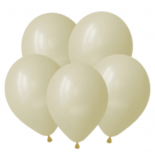 Шар латексный 12"/30см Бежевый пастель ассорти DECOBAL (уп 50шт)