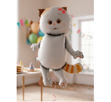 Шар фольгированный 34"/86см Басик Кошечка Ли-Ли в упаковке
